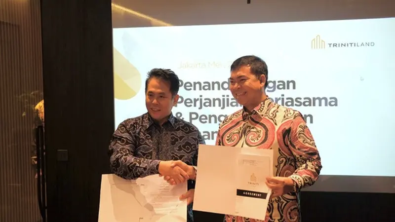 MoU Triniti Land dengan PT Griya Kedaton Indah (Dok: Istimewa)