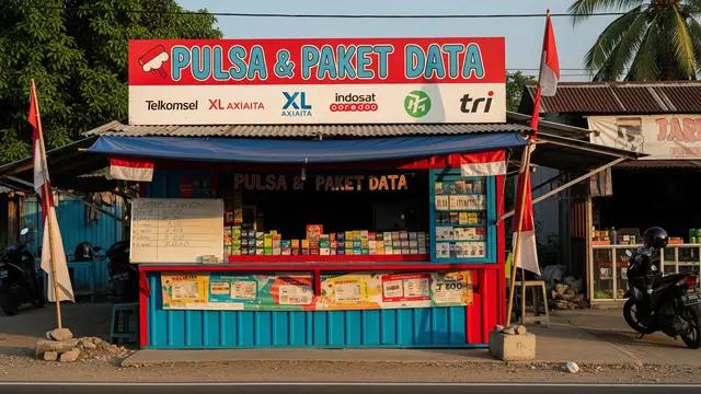 Jasa Isi Ulang Pulsa, Paket Data, dan Token Listrik