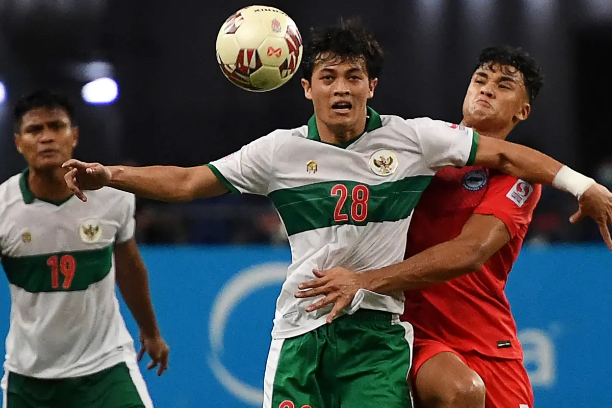FOTO: Leg Pertama Semifinal AFF 2020, Indonesia Bermain Imbang Lawan Singapura