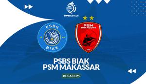 Cover prediksi PSBS Biak Vs PSM Makassar - BRI Super League. (Bola.com/Gregah Nurikhsani)
