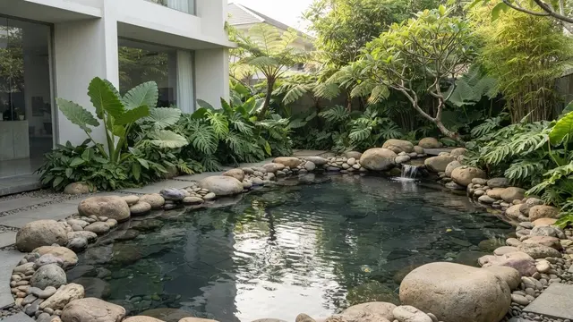 Model Kolam Refleksi yang Tidak Memerlukan Banyak Air