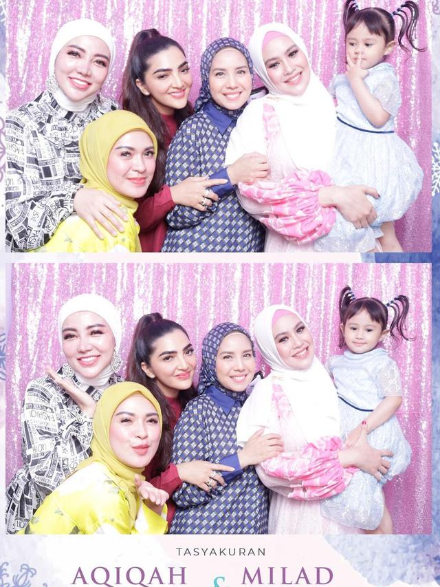 Dihadiri Sahabat, Ini 7 Momen Akikah Anak Kedua Kartika Putri yang Meriah