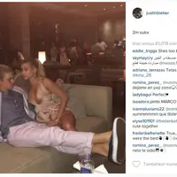 Justin Bieber dan Hailey Baldwin (via instagram.com/justinbieber/)