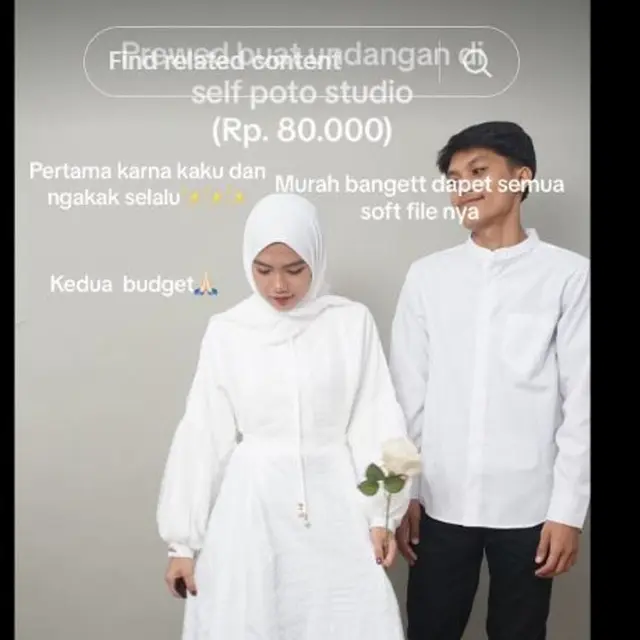 Pengantin Ungkap Rincian Biaya Pernikahannya, Hanya Rp11 Juta Sudah Termasuk untuk Makanan dan Foto Prewedding