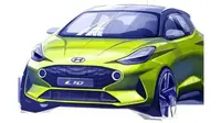 Sketsa Hyundai i10 yang beredar. (Motor1)