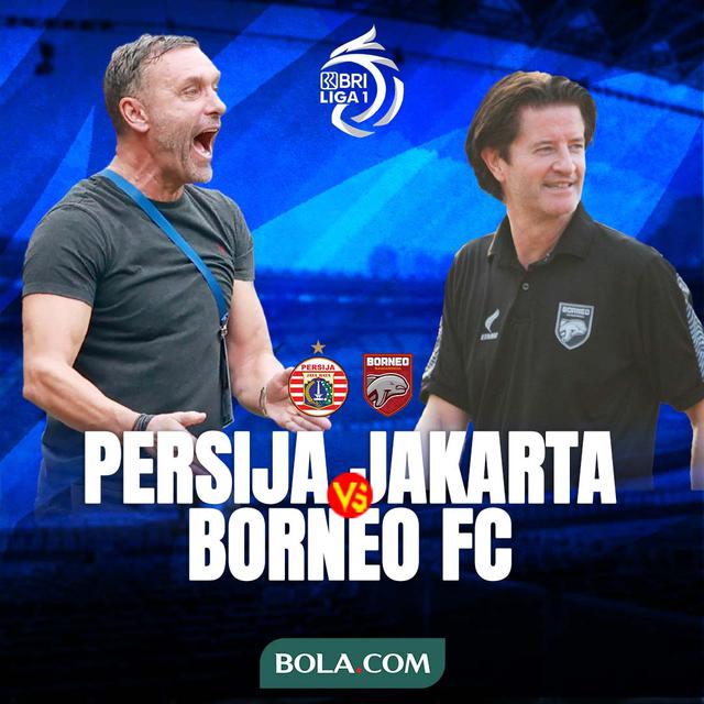 BRI Liga 1 - Duel Pelatih - Persija Jakarta Vs Borneo FC