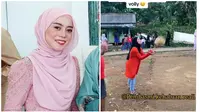 Lesti Kejora menghadiri pernikahan adik dari ibunya, Indi Nuraidah di Cianjur (Foto: intendewangga.official