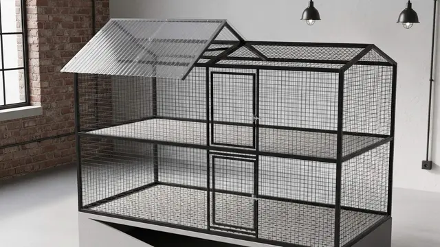 Ide Desain Kandang Ayam Vertikal Dua Tingkat Hemat Tempat