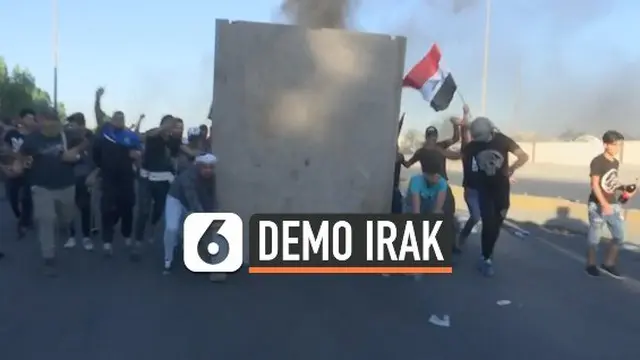 Demonstrasi menentang korupsi dan pengangguran terjadi di Irak. Demonstran ditembaki petugas dengan peluru hingga menewaskan 60 orang.