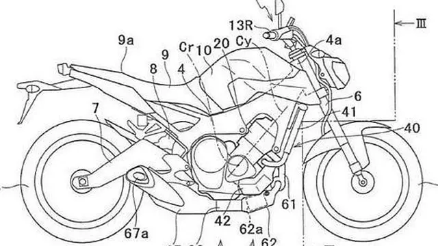 Desain motor Yamaha dengan turbocharger