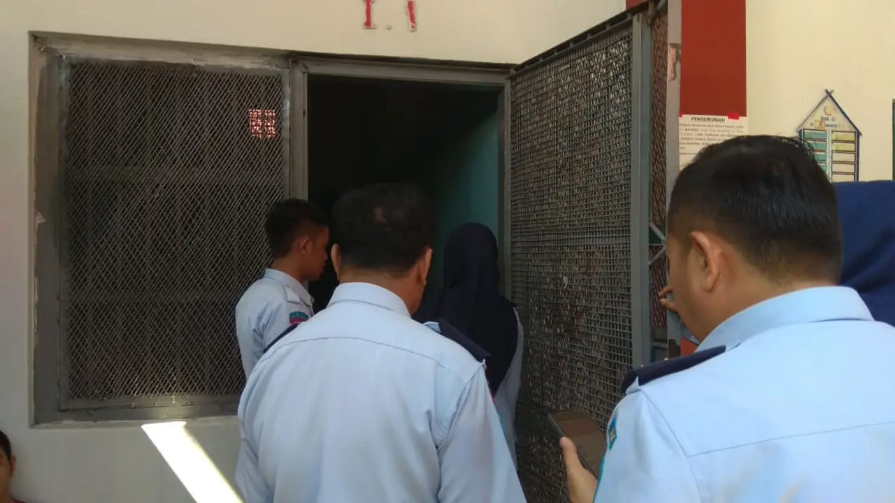 Ruang isolasi tempat Akbar Daeng Ampu ditahan (Fauzan/Liputan6.com)