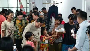 Malam-Malam Prabowo Cek Hunian Baru Warga Bantaran Rel Senen