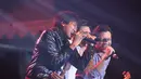 Konser 90’s Festival memang sangat dinantikan bagi para pecinta musik 90-an, khususnya bagi para penggemar grup band Base Jam. Para mantan personel Base Jam hadir kembali dalam satu panggung. (Nurwahyunan/Bintang.com)