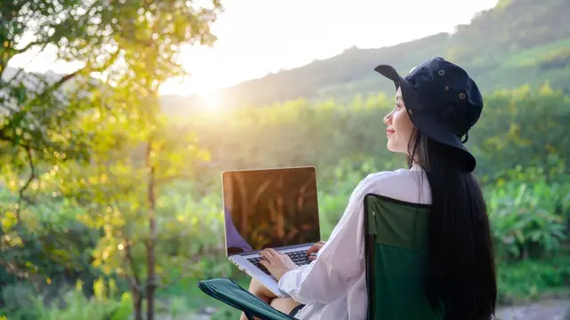 pegunungan sejuk merenung