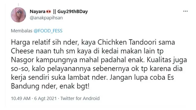 6 Testimoni ala Netizen Tentang Warung Makan Paman Muthu ‘Upin Ipin’ Ini Kocak