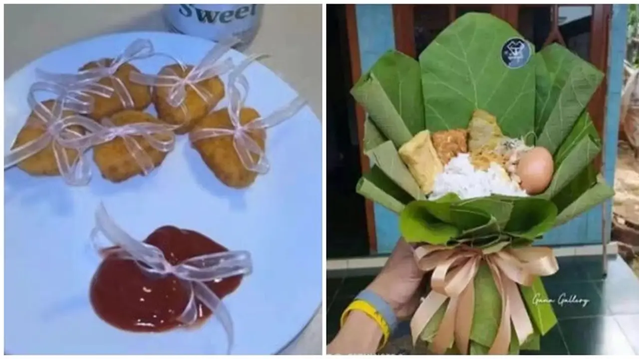 6 Potret Hiasan Makanan Nyeleneh Ini Bikin Tepuk Jidat, Estetik Tapi Kocak