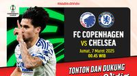 Dapatkan link siaran langsung Liga Konferensi UEFA: FC Copenhagen vs Chelsea di Vidio. saksikan dan dukung Kevin Diks yang berlaga di Liga Konferensi UEFA 2024/25 pada babak round of 16 hanya di Vidio. (sum. doc. vidio.com)