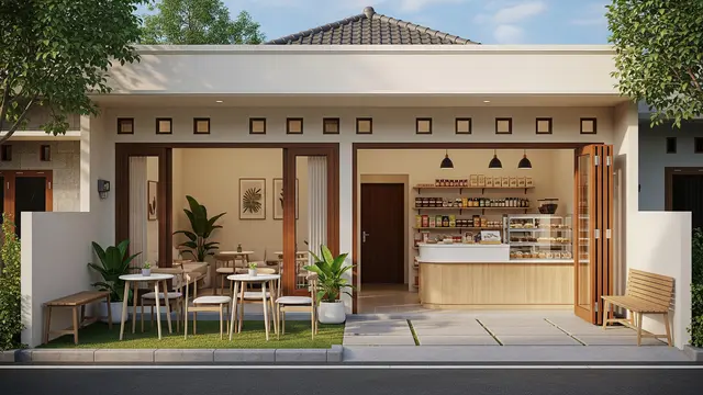 Desain Rumah Kecil tapi Nyaman untuk Usaha