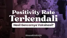 Positivity rate Covid-19 di Indonesia bisa dikatakan dalam kondisi terkendali. Apakah ini akibat semakin luasnya cakupan vaksinasi di Indonesia?