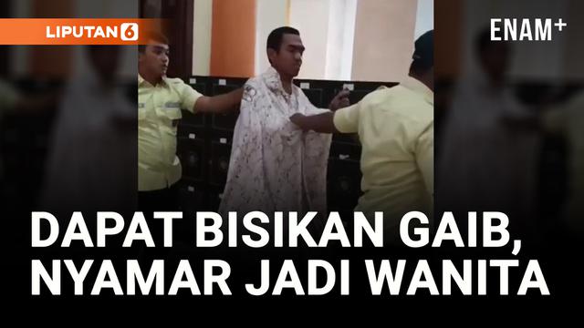 Ngaku Dapat Bisikan Gaib, Seorang Pemuda Nyamar Jadi Wanita di Masjid