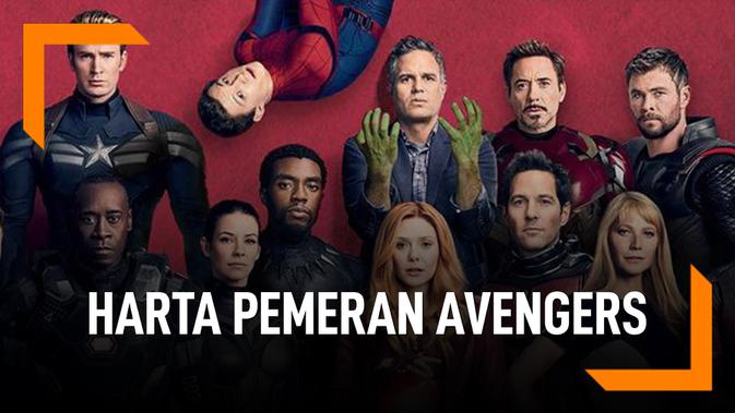 VIDEO: Ini Besaran Harta Para Pemeran Avengers, Iron Man Terkaya - Hot