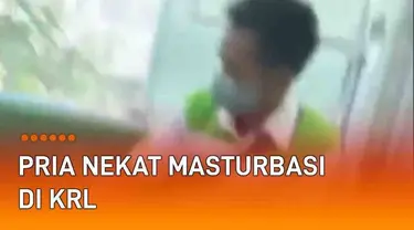 Media sosial kembali digemparkan aksi asusila nekat seorang pria. Pelaku masturbasi dan terekam diam-diam oleh seorang penumpang di KRL. Pelaku beraksi di depan perekam dan menutupi pahanya dengan jaket.