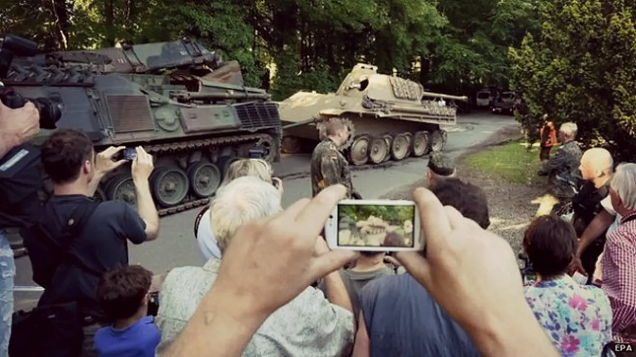 Tank Jerman Ditemukan di Ruang Bawah Tanah Milik Pensiunan