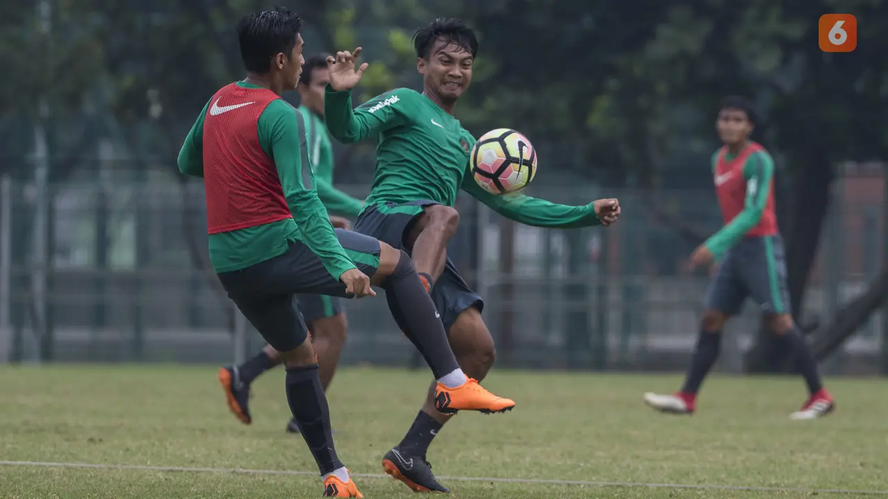 Latihan Timnas Indonesia U-23
