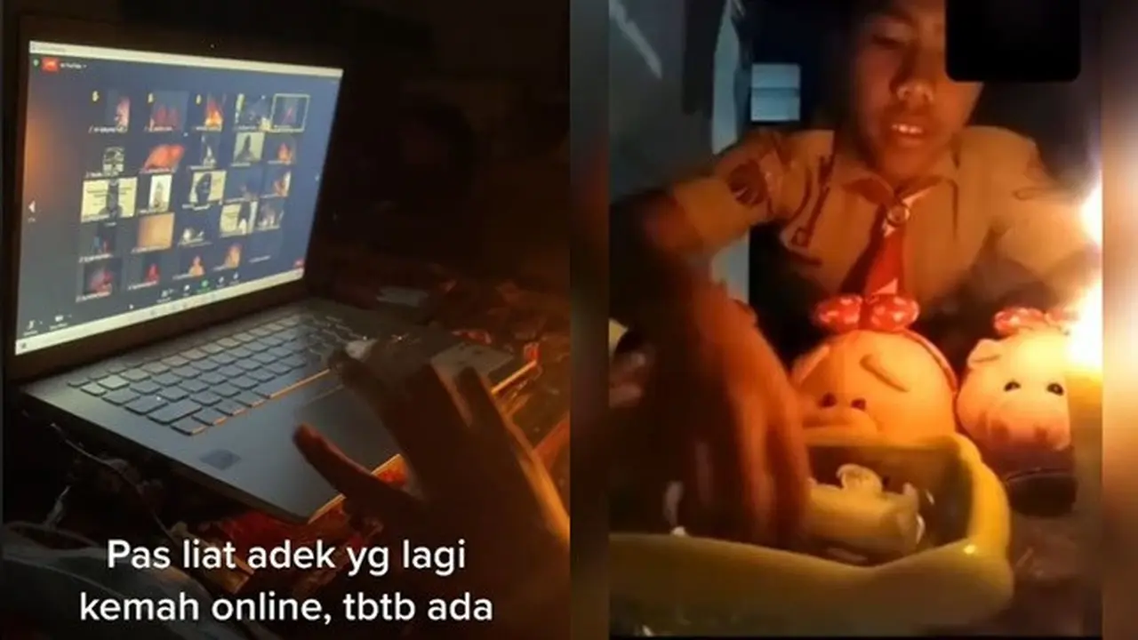 Momen Kocak Siswa Pramuka Kemah Online, Aksi Peserta Ini Bikin Salah Fokus