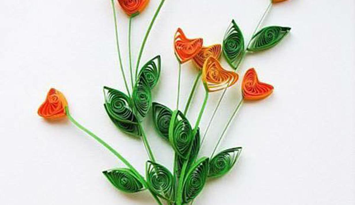 24 Gambar Paper Quilling Bunga Mawar  Richi Wallpaper