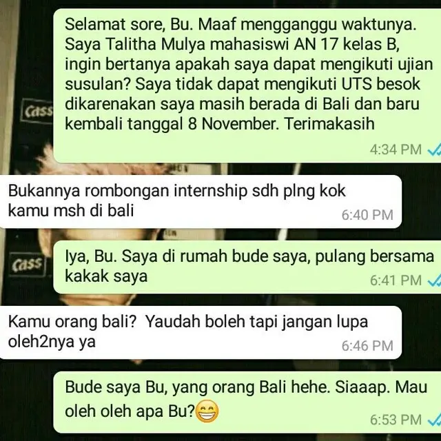6 Percakapan Nyeleneh Dosen dan Mahasiswa Ini Bikin Tepuk Jidat