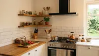 7 Inspirasi Dapur dengan Ambalan Sudut, Fungsional dan Menawan