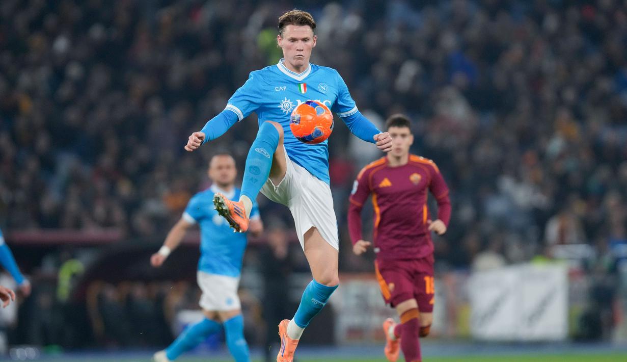 Kemenangan ini bukan hanya menjadi pukulan bagi Roma, tetapi juga menegaskan ketajaman taktik Antonio Conte. (AP Photo/Gregorio Borgia)