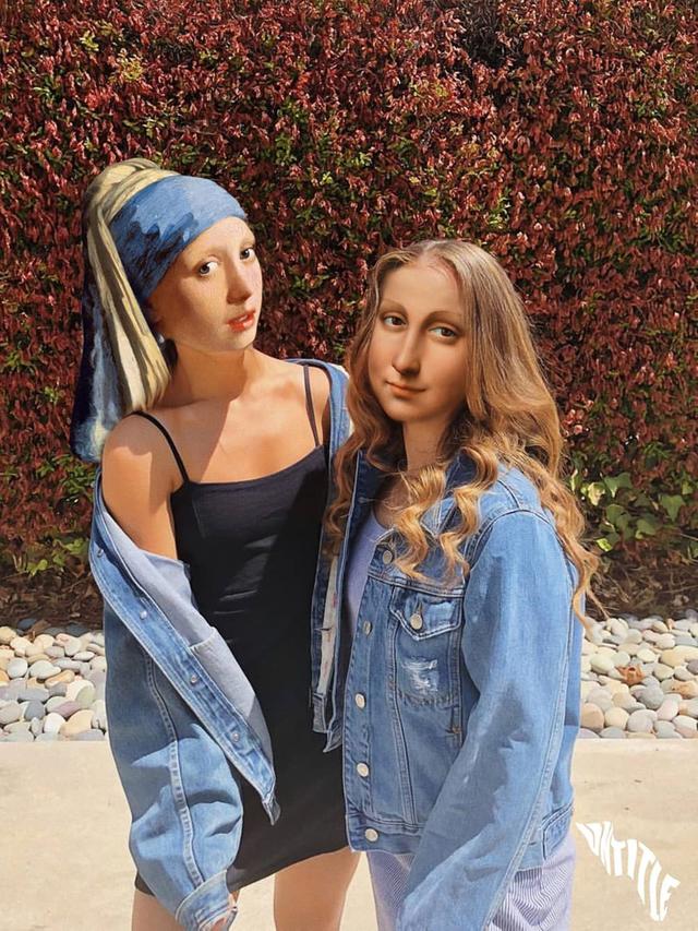 6 Ilustrasi Jika 'Girl with a Pearl Earring' Hidup di Dunia Nyata Ini Bikin Tepuk Jidat