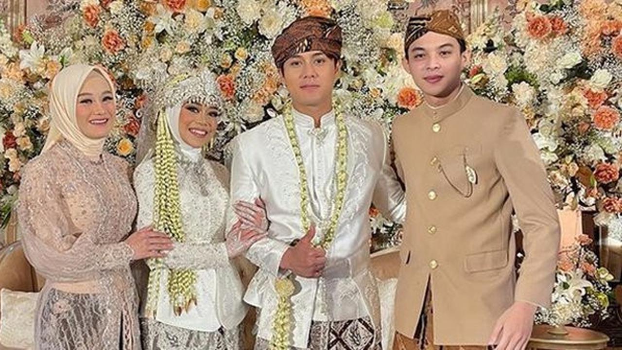 Rey Mbayang dan Dinda Hauw di Pernikahan Rizky Billar dan Lesti Kejora