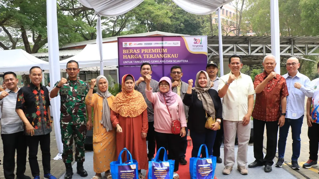 Penjualan Beras Premium di Kabupaten Tangerang Diserbu Warga, Harga Rp 100 Ribu Dijual Rp49 Ribu
