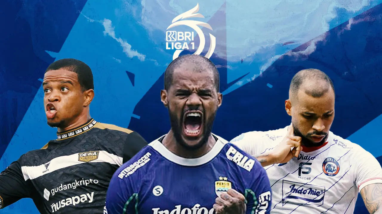 BRI Liga 1 -  Striker BRI Liga 1: Gustavo Almeida, David da Silva, Alex Martins