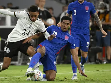 Piala Dunia tak hanya menjadi panggung bagi para pemain bintang dalam menampilkan bakatnya. Namun, ajang ini juga merupakan pembuktian bagi bintang-bintang baru sepak bola dunia. Berikut 4 debutan yang layak dinantikan penampilannya di Piala Dunia 2022 Qatar. (AFP/Tobias Schwarz)