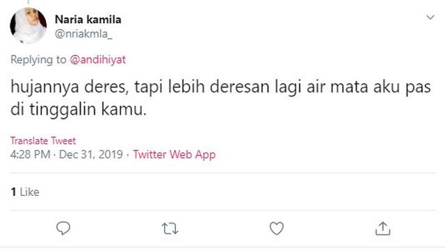 7 Rayuan Warganet Bertema Hujan Kelewat Gombal Citizen6 Liputan6 Com