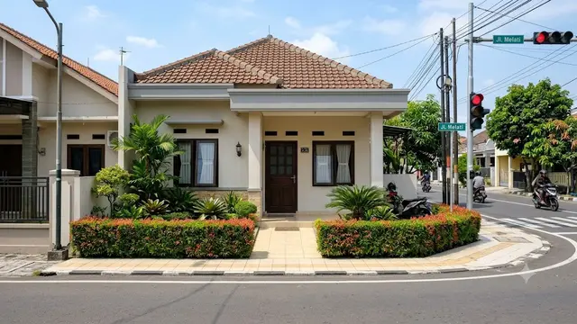 Inspirasi Teras Rumah Dekat Lampu Merah
