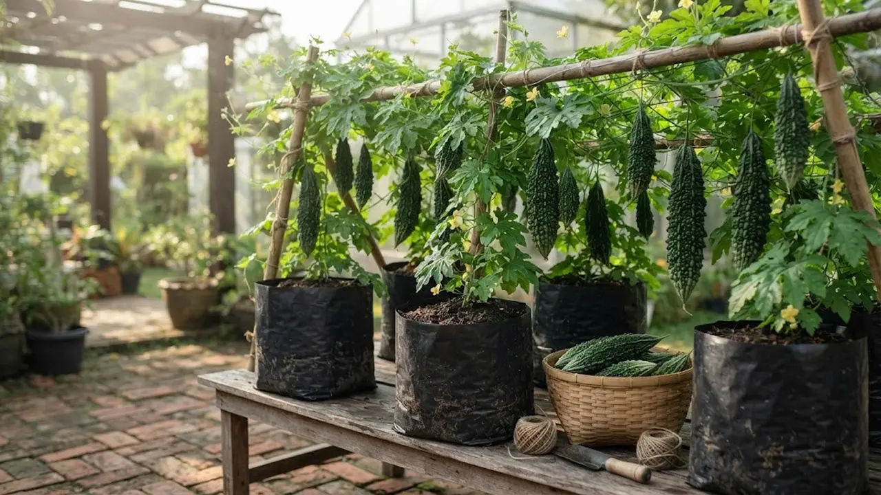 Cara Menanam Pare di Polybag