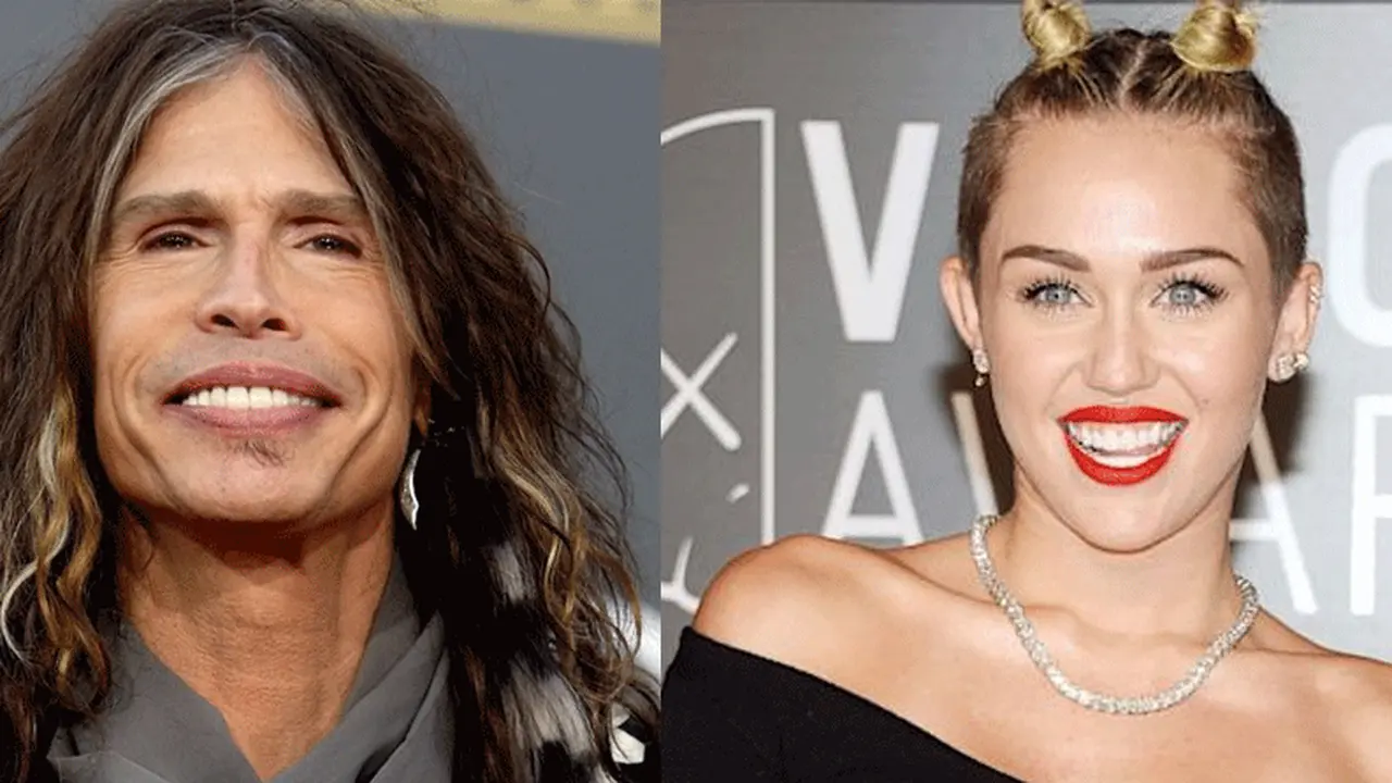 Steven Tyler-Miley Cyrus