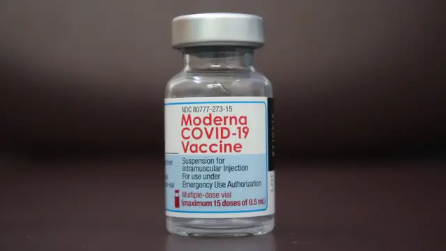 Ilustrasi vaksin moderna