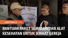 Dalam rangka perayaan Natal, Yayasan Pundi Amal Peduli Kasih SCTV-Indosiar kembali mendistribusikan bantuan ratusan paket sembako dan alat kesehatan. Kali ini bantuan diberikan secara simbolis ke sejumlah gereja dan warga sekitar gereja di Bekasi, Ja...