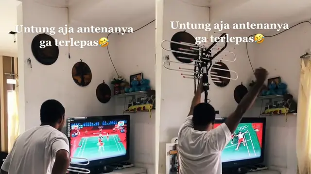 Antusias masyarakat Indonesia tonton final Greysia/Apriyani.
