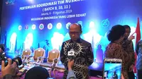 Ditemui di Jakarta, Selasa (6/8/2019), Sekjen Kemendes Anwar Sanusi menyampaikan, dana desa bisa juga dimanfaatkan untuk pembangunan bidang kesehatan. (Liputan6.com/Fitri Haryanti Harsono)