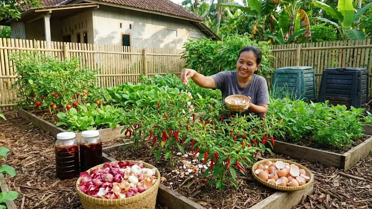 Ide Kebun Cabai Rawit dan Sayur Zero Waste Solusi Mandiri Pangan