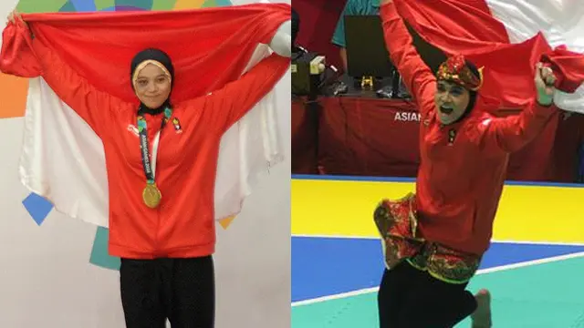 Potret Skrikandi Silat Tanah Air yang Raih Meraih Medali Emas Asian Games 2018