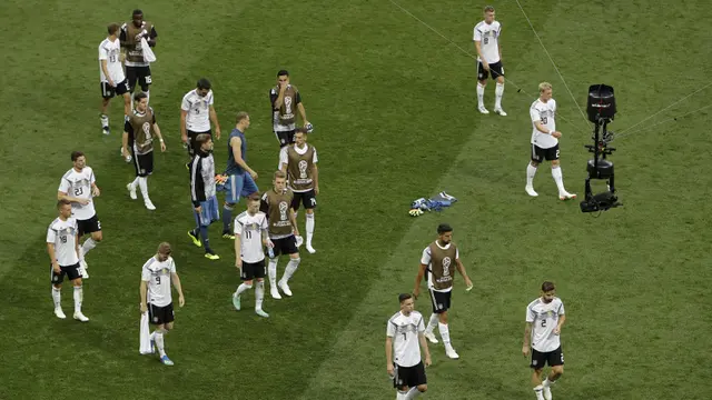 FOTO: Kesedihan Pasukan Jerman Usai Dipermalukan Meksiko