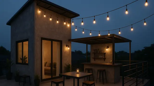 Model Rumah Kecil dengan Rooftop ala Pinterest